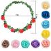 20-Piece Cosweet Flower Wreath Headband Set for Women & Girls - Multicolor Wedding & Festival Hair Garland Bulk Pack - Buy Online on GoSupps.com