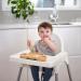 Tiggi Bamboo Baby Suction Plate Set - Non-Slip Eco-Friendly Bamboo Plates for Babies and Toddlers (Rabbit Blue) - Buy Online on GoSupps.com