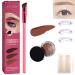 Home Eyebrow Care Kit 4D Laminated Anjoize - Eyebrow Brush 4D Laminated Brow Home-Grooming Kit Fine-Stroke Long Lasting Waterproof and Smudge-Proof with Starter Tools (1PC Light Brown) 1PC Light Brown