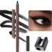 Eye Pencils For Women Gel Eye Pencil With Sharpener Long Lasting Waterproof And Smudge Resistant Cosmetics 5black - Buy Online on GoSupps.com