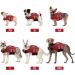 Adjustable Dog Life Jacket | Float Coat for Swimming & Surfing | Pet Lifesaver with Grip - Size L Red - Buy Online on GoSupps.com