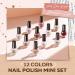 Modelones Nail Polish Set 12 Colors Nude Brown Nail Polish Gold Glitter Autumn Nail Polish Neutral Pink Nail Polish Finger Nail Polish Bulk Manicure Diy Nail Art Salon Home - Buy Online on GoSupps.com