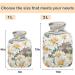 Naanle 1L Hot Water Bottle with Lid - Daisy Flower Design | Pain Relief & Heat Therapy for Back Hands and Feet - Buy Online on GoSupps.com