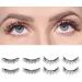 Magnetic False Eyelash Eyelashes Short Set with 2 Pairs Magnetic False Eyelashes for Parties Natural Lashes for Weddings Birthday Gifts(size:B) - Buy Online on GoSupps.com
