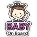 Baby on Board Sign for car (04. Princess)