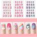 144pcs Kids Unicorn Press on Nails - Self-Adhesive Short Fake Nails Kit with Glue Tabs - Fun Nail Art for Girls - Buy Online on GoSupps.com