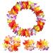 Hawaiian Luau Tropical Flower Crown Set for Women - Perfect for Summer Parties and Beach Vacations - Buy Online on GoSupps.com