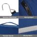 Hanging Toiletry Bag Waterproof Jiemei Travel Wash Bag for Men & Women with 4 Compartments Foldable Compact Size Super Durable Fabric Royal Blue L - Buy Online on GoSupps.com