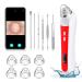 Blackhead Remover Vacuum Black Head Extractions Tool with Camerafor USB Interface Type Pore Vacuum Men and Women Pore Cleaner 6 Suction Heads & 3 Adjustment Modes