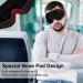 Supregear 3D Contoured Sleep Mask - Comfortable Eye Cover for Men and Women - Perfect for Travel, Naps, and Deep Sleep - 100% Light Blocking - Black - Buy Online on GoSupps.com