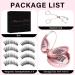 Buy Reusable Magnetic Eyelashes | 3D Dual Lashes Kit - No Glue Natural Look 4 Pairs with Applicator Tweezers - Buy Online on GoSupps.com