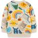 Boys Dinosaur Sweatshirt for Kids - Cotton Long Sleeve Pullover - Toddler Girls Shirts - Baby Clothes 1-8 Years - 6-7 Years Rainbow Design - Buy Online on GoSupps.com