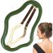 Snap Barrettes Cloud-Shape Minimalist Hairpin | Metal Cloud-Shape Hollow 2.8 Inches for Favor Photo Prop Hair Accessories for Women Girls Green - Buy Online on GoSupps.com