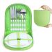 Vech Camping Silverware Kit Cutlery Organizer Utensil Picnic Set - 11 Piece Mess Kit For 2 - White Plate Spoon Butter and Serrated Knife Fork Hiking - Camp Kitchen BBQ Travel