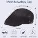 Geyoga Mesh Newsboy Cap Set - Breathable Summer Beret Cap in Light Gray, Navy Blue, Black - Buy Online on GoSupps.com