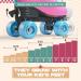 APOLLO Roller Skates for Women and Girls - Adjustable High Heel Quad Skates - Disco Funky Rollerskates - Size S/J12-2 - Buy Online on GoSupps.com