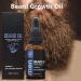 Premium Beard Oil for Men | Stimulate Growth & Regrowth | Thick & Masculine Facial Hair Treatment - Buy Online on GoSupps.com