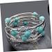 PACKOVE 1pc Jewelry Handmade Bracelet Natural Material Bracelet Womens Bangles Bracelets Decorative Bangle Tiger Eye Stone Charm Bracelets Turquoise Bracelet Miss Volcanic Rock - Buy Online on GoSupps.com