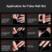480pcs XXL Clear Acrylic Coffin Nail Tips - 12 Sizes Half Cover Ballerina Nails for DIY & Nail Studios - Buy Online on GoSupps.com