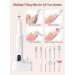 Portable Electric Nail File 12 Drill Bits Rechargeable Base - Adjustable Speed Manicure & Pedicure Set for Acrylic & Gel Nails - Buy Online on GoSupps.com