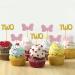MonMon & Craft Minnie Two Cupcake Toppers/Girls Children 2nd Birthday Cupcake Toppers/Twins 2nd Birthday/Kids Birthday Party Decorations/Glitter - 24 Pcs - Buy Online on GoSupps.com