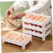 DOITOOL Egg Storage Box Refrigerator Egg Holder Egg Storage Tray Egg Tray Household re-usable - Buy Online on GoSupps.com