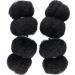 Tight Afro Kinky Human Hair for Dreadlocks Ideal for Making Locs Repair Extensions Twist or Braids 4 Bundles/Package Natural Black 1B 8inch 8 Inch Natural Black 1B