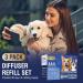 Dog Pheromones Anti Stress Calming Soothing Taking Pheromones to Soothe Relaxing Calming Agitated Stressed Reduces Anxiety Storm Fireworks 3 * 48ml Diffuser Refills Tasteless - Buy Online on GoSupps.com