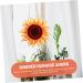 ABOOFAN Sunflower Listing Emblems Wooden Decor Flowers Front Porch Sunflower Wall Art Household Decorations - Buy Online on GoSupps.com