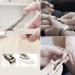 No Splash Nail Clippers - 100% Medical Grade Stainless Steel, Professional Cutter with Detachable Catcher Shell for Fingernail and Toenail - Maximum Sharpness - White - Buy Online on GoSupps.com
