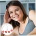 VINTORKY 1 Pair Dimple Trainer Double Chin Exerciser Facial Tools Tool Cheeks Clip Face Dimples Shaper Beauty Smile Exerciser Face Exerciser Metal Red Alloy Cosmetic Accessories 4.30X2.50X0.80CM Red - Buy Online on GoSupps.com