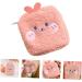 KALLORY Teen Napkin Wallet Set | Mini Rabbit Zipper Pads for Menstrual Cycle | Cute Plush Pouch for Women | Cartoon Cosmetic Bag - Buy Online on GoSupps.com