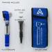 ABECIOUS Mini Otoscope Ear Infection Diagnostic Device with Light - Pocket Size Tool 10x Canula - Blue - Buy Online on GoSupps.com