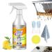 Lqlq Clean Kitchen Oil Stains Lqlq Kitchen Cleaner Lqlq Clean Up Kitchen Oil Stains Kitchen Bubble Cleaner Spray 60ml/2.03oz Pot Cleaner for Bottom of Pans (1pcs)