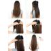 26 Medium Brown Half Full Head Clip-in Hair Extensions - Long Straight 5Clips - S-noilite Fashion - Buy Online on GoSupps.com