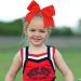 2 Pieces 8 Inch Large Ribbon Bows Hair Ties School Girls Red Ribbon for Hair Ponytail Holders Hair Styling Accessories (Red) - Buy Online on GoSupps.com