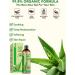 Organic Aloe Vera Gel - Pure Aloe Vera Gel Hydrating Face & Body Moisturizer - Aloe Vera Moisturiser for Dry Skin Sunburn Acne - After Sun Aloe Vera Cream Deeply & Rapidly Soothing - Buy Online on GoSupps.com