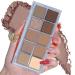 TWLBXMG Eyeshadow Palette Makeup - Matte Shimmer Glitter Eye Shadow  Ultra-Blendable  Naturing-Looking  High Pigment Waterproof Brown Neutral Nudes Eyeshadow Palette (11)