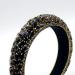 Leemasing Rhinestone Stand Hair Band - Padded Baroque Crystal Fashion for Brides & Parties | Perfect Gift for Weddings & Anniversaries (Black) - Buy Online on GoSupps.com