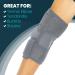 Vive Elbow Brace - Compression Sleeve for Tennis & Golfers - Support Strap for Tendonitis & Epicondylitis - Gray Standard - Buy Online on GoSupps.com