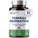 BREATHING FORMULA | Food supplement | Thyme sacred basil leaf plantain eucalyptus St. John's wort | Pollen | Soothes Thins | 60 Capsules | Made in France