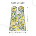Lemon Floral Beard Bib | Watercolor Fruit Hair Catcher | Non-Stick Grooming Cloth for Shaving & Trimming | Perfect Men's Gifts - Buy Online on GoSupps.com