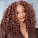 Nadula 10A Brazilian Reddish Brown Jerry Curly Lace Front Wig 24inch - Buy Online on GoSupps.com