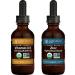 Global Healing Center Zinc & Vitamin D3 Kit-Organic Liquid Supplement Drops Support Immune System & Healthy Cell Growth Liquid Supplement Drops for Strong Bones & Encourage Positive Mood-2 Fl Oz Each