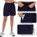 LXNMGO Women's 7 Quick Dry Hiking Shorts - Navy Blue, XL - Buy Online on GoSupps.com