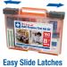 190 Piece First Aid Kit - Plastic Case | Essential Emergency Medical Supplies - Buy Online on GoSupps.com