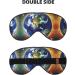 Cosmic Earth Adjustable Eye Mask | Soft & Elastic Sleep Mask for Men & Women - Comfortable Black Nighttime Solution - Buy Online on GoSupps.com