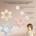 Caja Bei ring Baby | Zahnungshilfe Bitering Flower | Silicone Baby Accessories for 3+ Months - Coffee - Buy Online on GoSupps.com