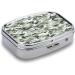 White Camouflage Pill Box - Decorative 2 Compartment Medicine Organizer | Portable Pill Case for Pocket & Purse | International Shipping - Buy Online on GoSupps.com