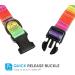 Shop Heele Adjustable Dog Collar - Patterned Comfort for Puppies & Dogs | Rainbow Design XS Size (21.6-28cm) - Buy Online on GoSupps.com